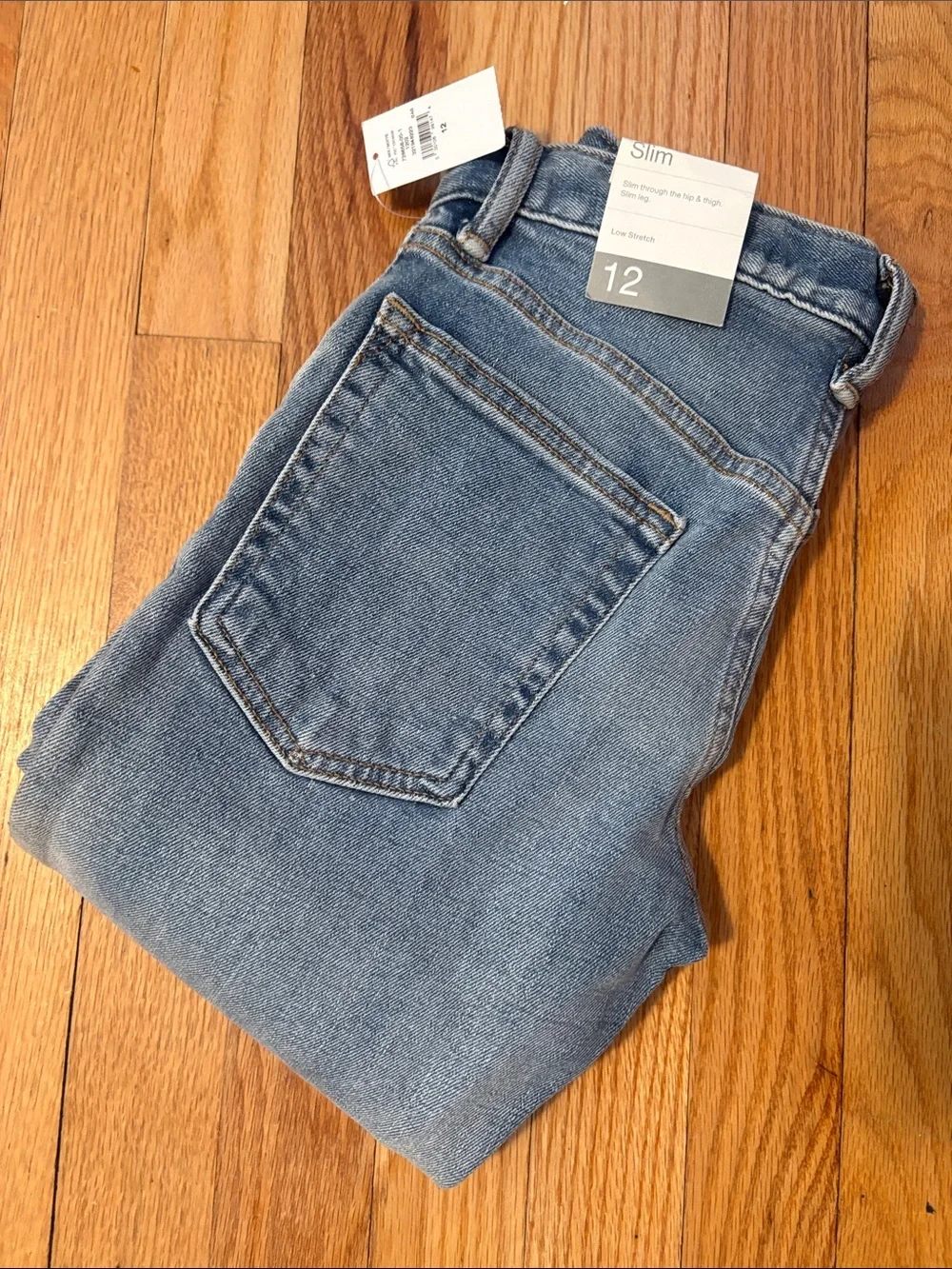 GAP Kids size 12 SLIM Jeans low stretch slim leg NEW